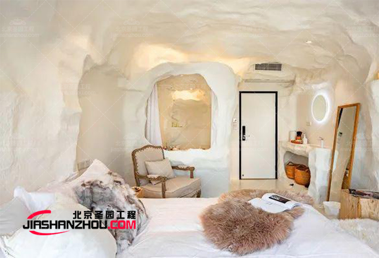 北京仿真假山專業廠家專注假山小屋雕塑工程 支持可定制