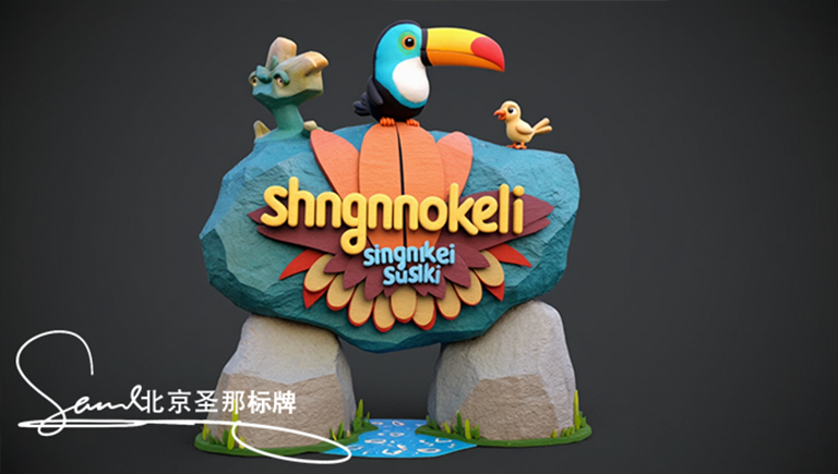 北京昌平廠家打造經(jīng)典卓越環(huán)保的水泥仿木標識牌