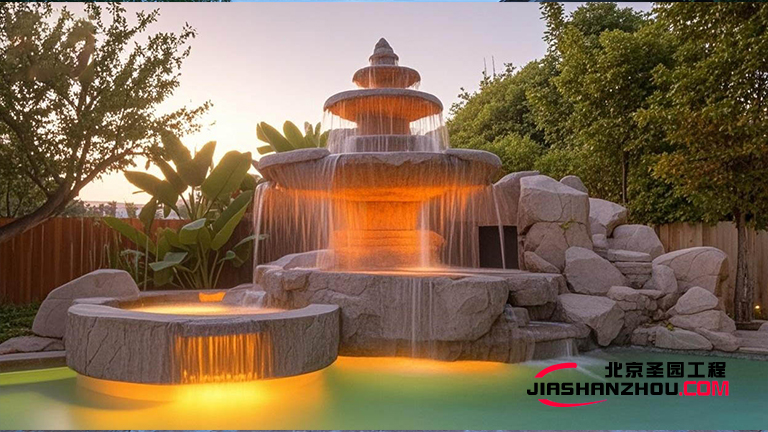 深圳栩栩如生校園水泥假山 遠(yuǎn)近之美與細(xì)節(jié)魅力