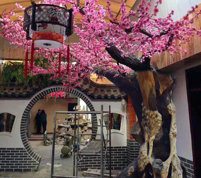 仿真桃花樹.jpg 仿真桃花樹