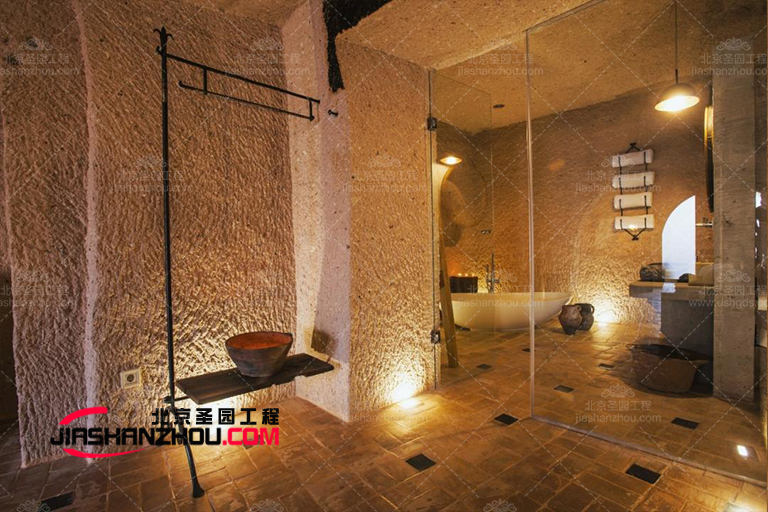 窯洞酒店衛浴.jpg 窯洞酒店衛浴