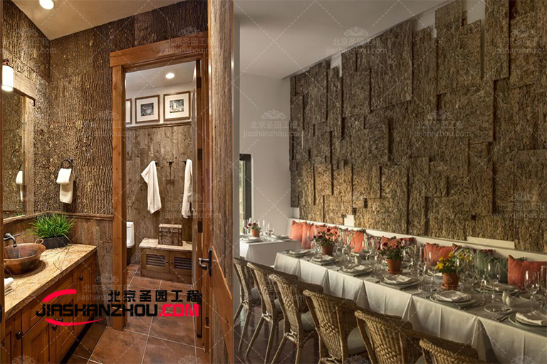 仿真樹(shù)皮屋