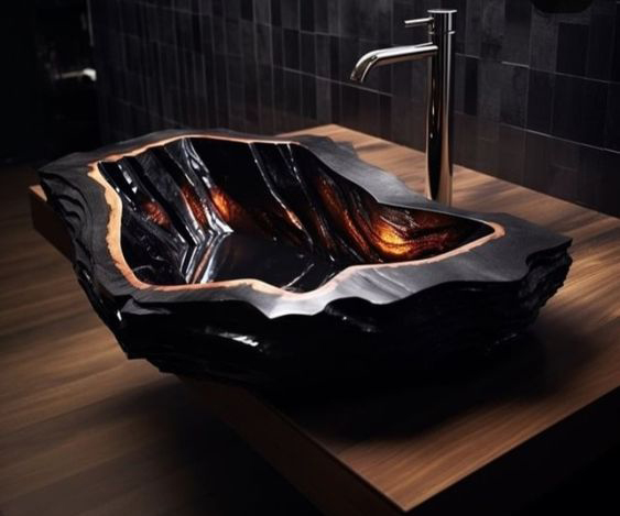 民宿仿木洗手盆.jpg 民宿仿木洗手盆