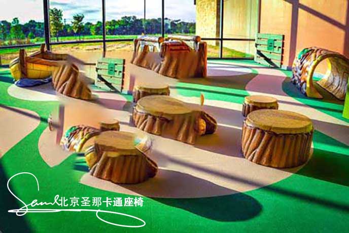 水泥仿木坐凳.jpg 水泥仿木坐凳