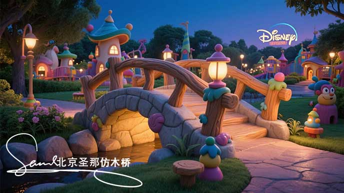 水泥仿木橋.jpeg 水泥仿木橋