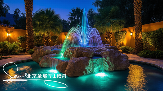 假山噴泉