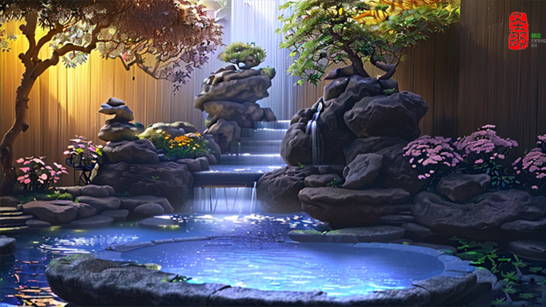 水泥假山.jpg 水泥假山