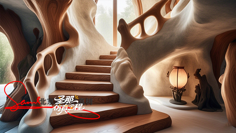 水泥仿木樓梯.jpg 水泥仿木樓梯