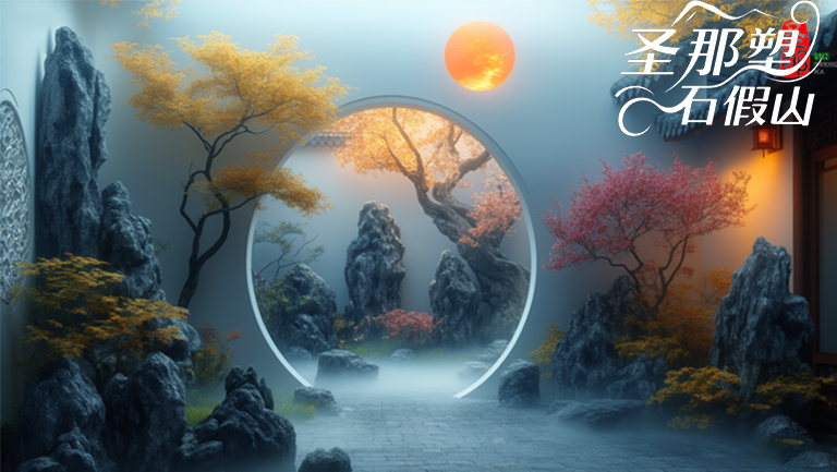 水泥假山.jpg 水泥假山